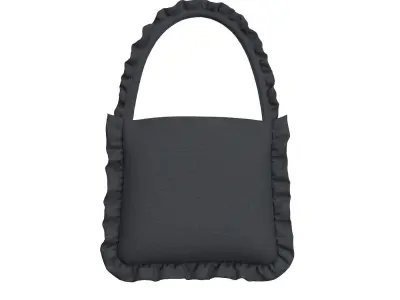 Frill Cotton Bag 3D model