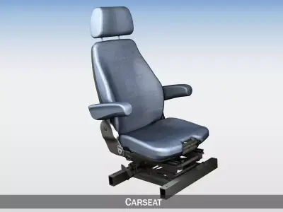 Car - Truck - Seat witch attachment 3D model