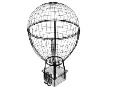 Hot Air Balloon - Classic 3D model