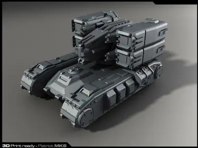 MK6-Missiles Launcher 3D Print 3D print model