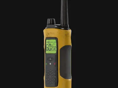 Walkie Talkie Low-poly 3D model