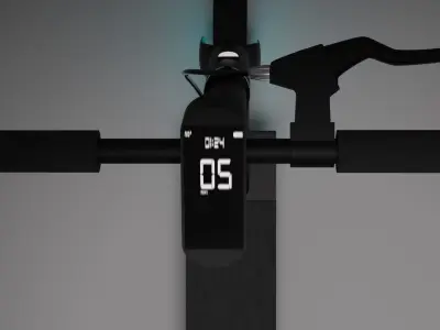Futuristic Scooter 3D model