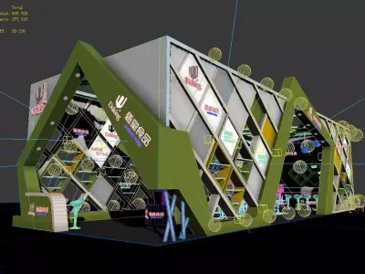 Exhibition - Area -6X12 3DMAX2009-08 3D model