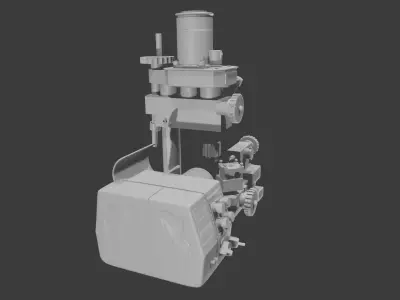 Mini Lathe - Mill Machine 3D model