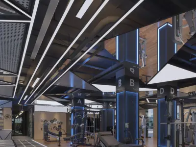 GYM DESIGN  3D model