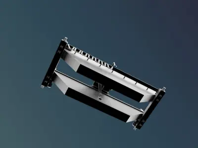 Overhead crane 3D print model