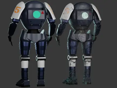 Mech Armor 3D model