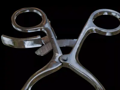 Weitlaner Self retaining Retractor 3D model