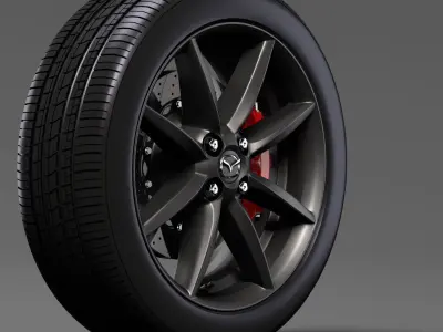 Mazda MX 5 Maita wheel 2017 3D model