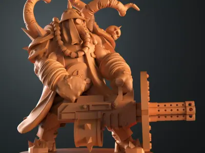Traitor support Ogres x3 3D print model
