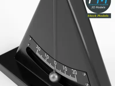 Simple inclinometer 3D model