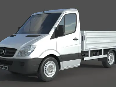 Mercedes Benz Sprinter Crafter van 3D model