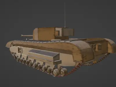 A43-Black Prince Low-poly 3D model