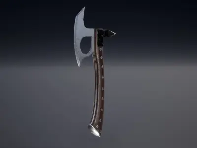 Axe Type 1 Low-poly 3D model
