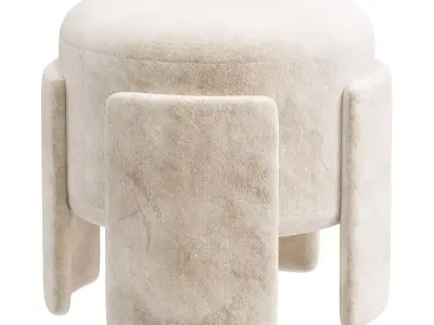 pouf  2 3D model