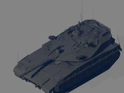 Merkava Mk 2D 3D model