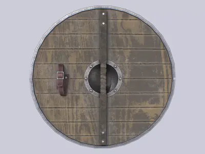 Viking shield Low-poly 3D model buy