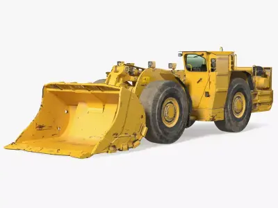 Mining Loader Dirty 3D model