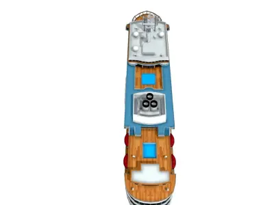 Italian Cruise Low-poly 3D model