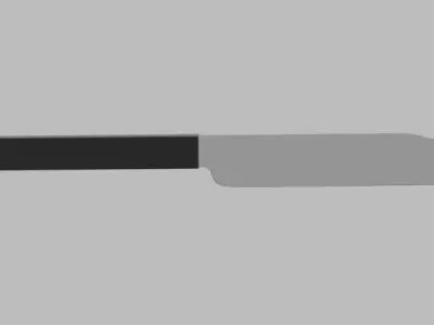 Low Poly Knife 4 Free low-poly 3D model