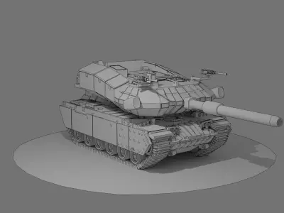 Pereh IDF Tank Closed Version 3D print model
