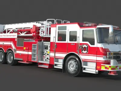Brighton Fire Aerial pierce 1 3D model