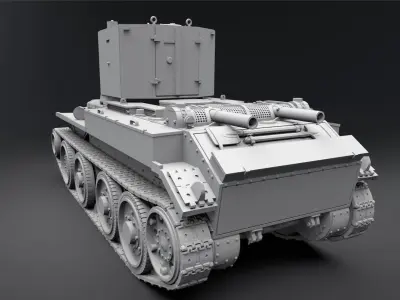 BT42 Scale model 3D print model