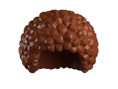 Custom3Dprint Minifigure Accessory - Minifigure Hair S2 - 006 3D print model