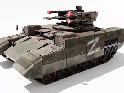 BMP-T Russian 3D model
