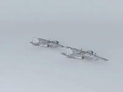 Air Battle map Free 3D model