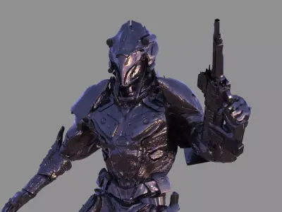 Syria modern armor suit 3D model