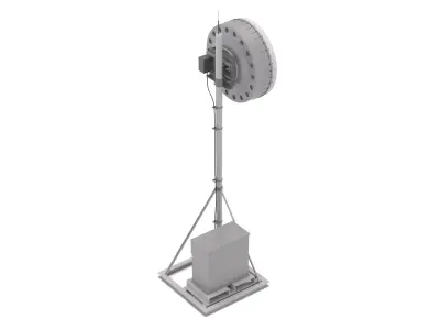 Mobile Antenna v2 3D model