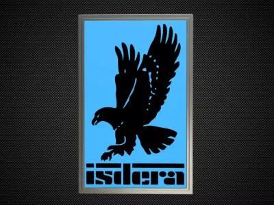 isdera logo 3D model
