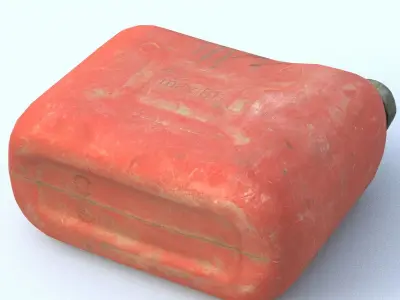 Jerrycan Low Poly fire extinguisher - fire extinguisher Low-poly 3D model