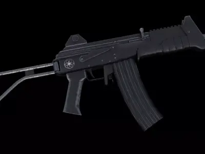 Imi galil mar microgalil Low-poly 3D model