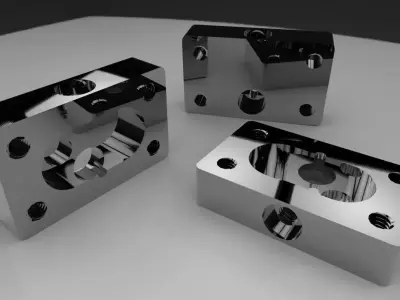 Gear Pump Body Free 3D model by jameslenane
