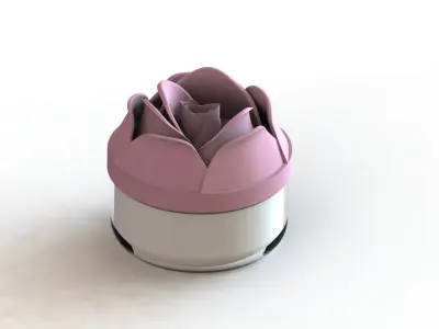 Packaging for cosmetics industry 3D model