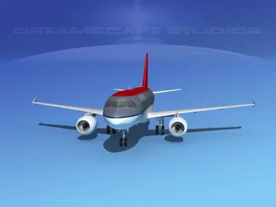 Airbus A319 Northwest Airlines 1 3D model