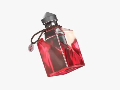 Health Spell Potion 3D Illustration 3D model