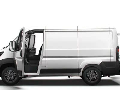 Citroen e Jumper Van L1H1 HQ Interior 2025 3D model