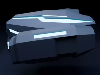 Sci-Fy Drone - Game Ready Model Low-poly 3D model