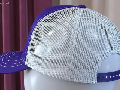 Classic Baseball Cap 3D model