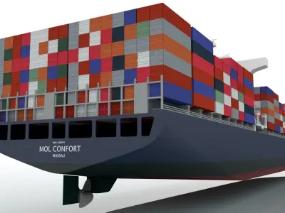 Mol Confort Container Ship 3D model
