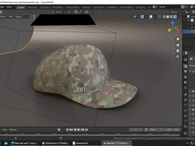 Cap-Hat 3D model purchase