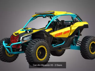 Can-Am Buggies and Bikes Collection 3D Model Pack