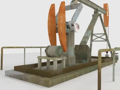 Oil pump 3D model buy