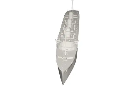 Military Ship 3D model get