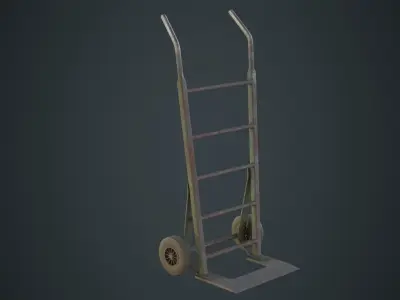 Hand Truck 2B Low-poly 3D model