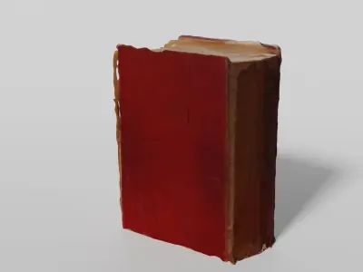 A worn old book 3D model