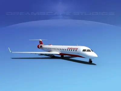 Bombardier CRJ900 Richards Aviation 3D model